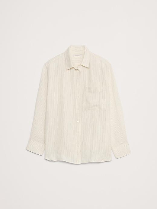 The Oversized Linen Shirt Product Image