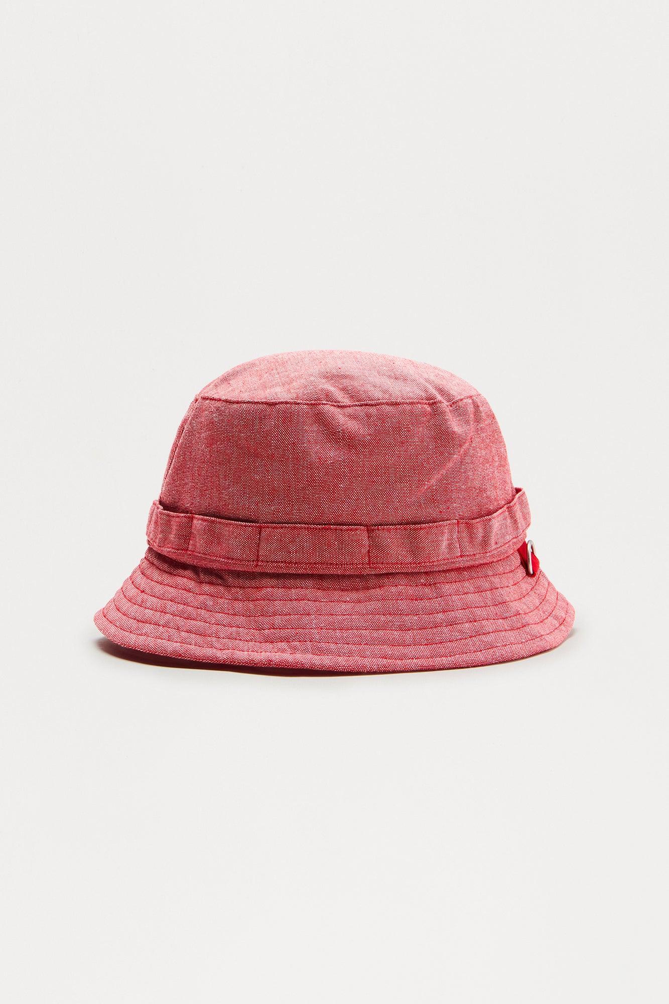Tactical Linen Bucket Hat - Red Product Image