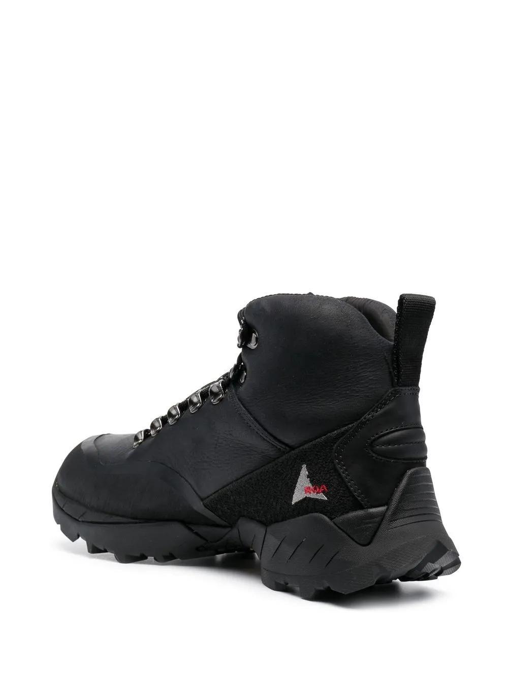 lace-up leather boots Product Image