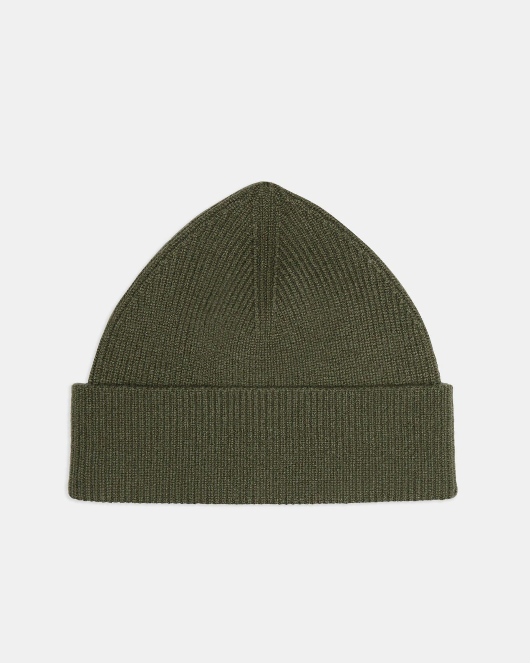 Beanie in Ribbed Cashmere Product Image