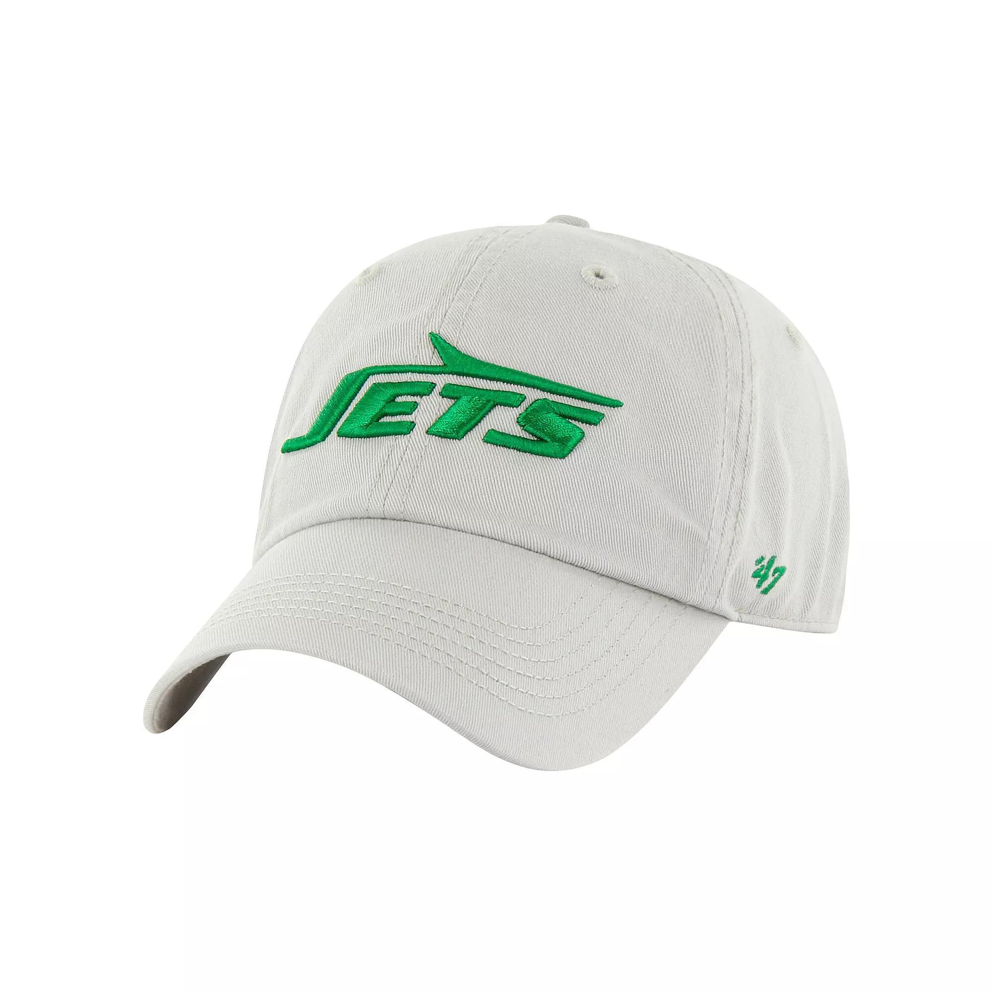 Men's '47 Gray New York Jets Classic Franchise Legacy Fitted Hat, Size: Large, Grey Product Image