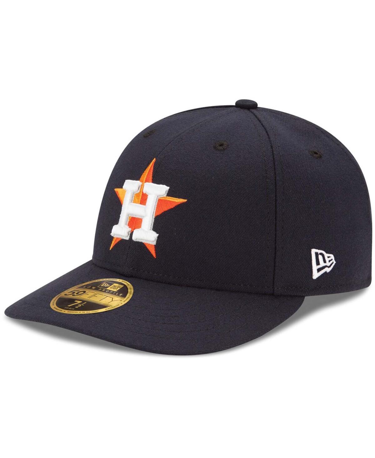 Men's New Era Navy Houston Astros Home Authentic Collection On-Field Low Profile 59FIFTY Fitted Hat, Size: 7, Blue Product Image