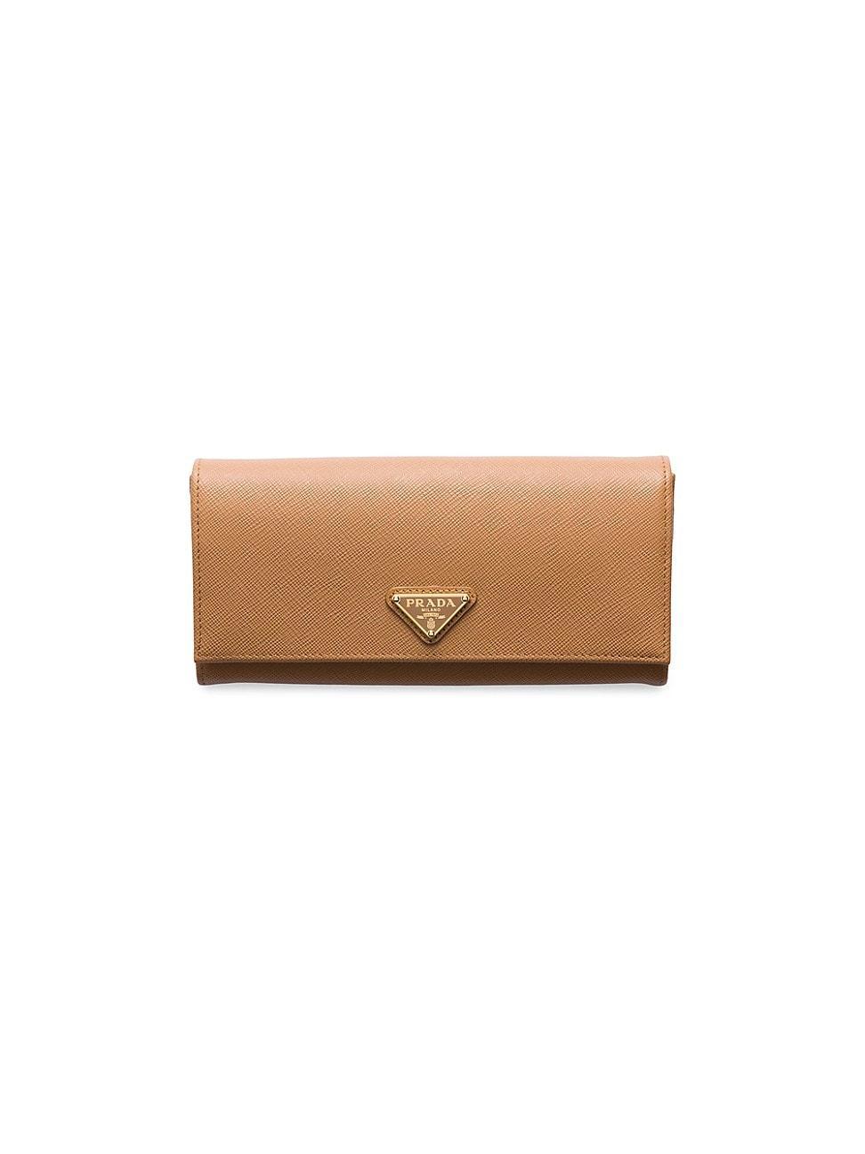 Womens Large Saffiano Leather Wallet Product Image
