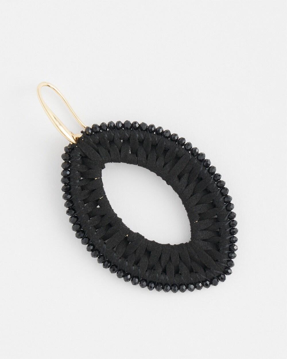 No Droop™ Olive Faux Suede Earrings Product Image