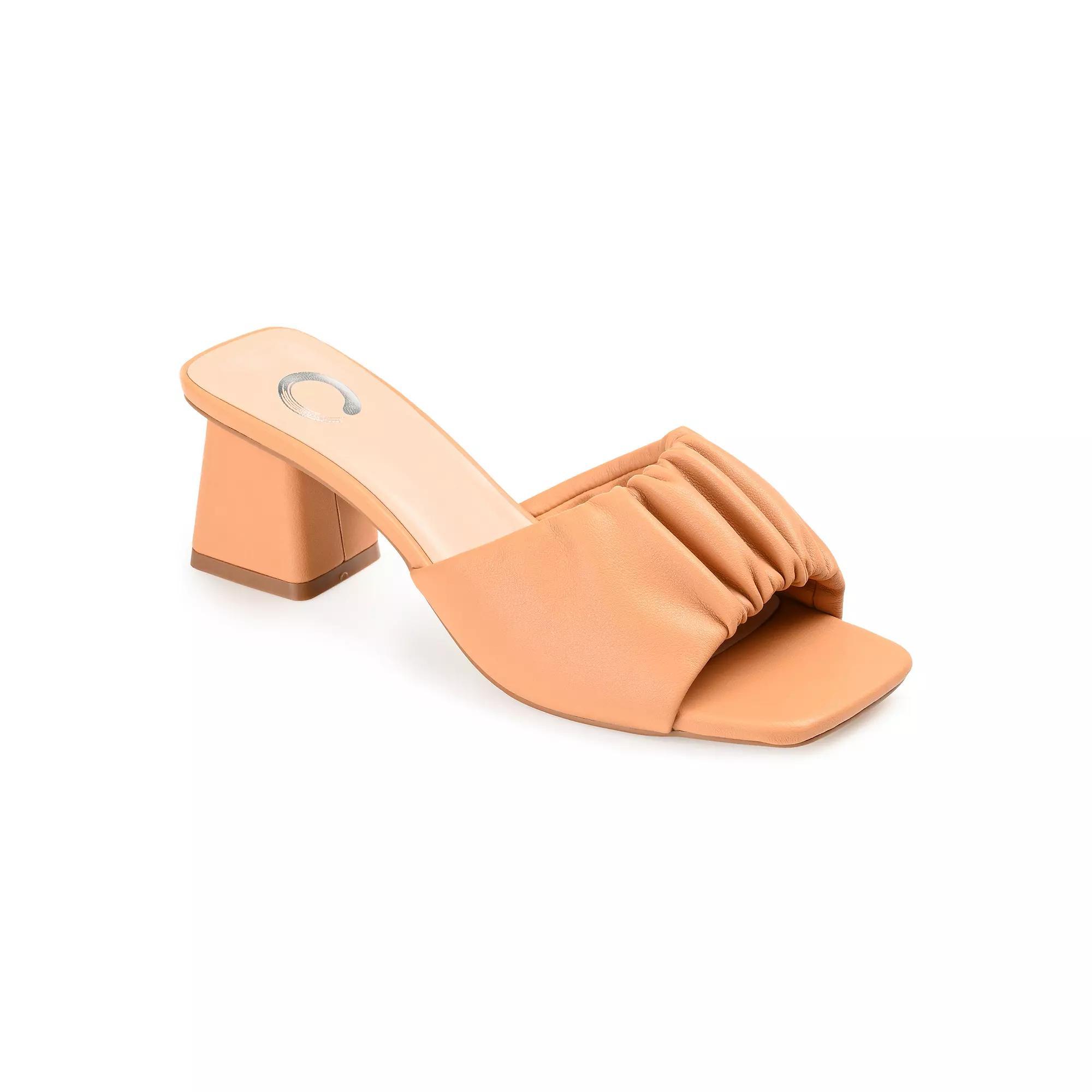 Journee Briarr Women's Heeled Slide Sandals, Size: 9.5 Product Image