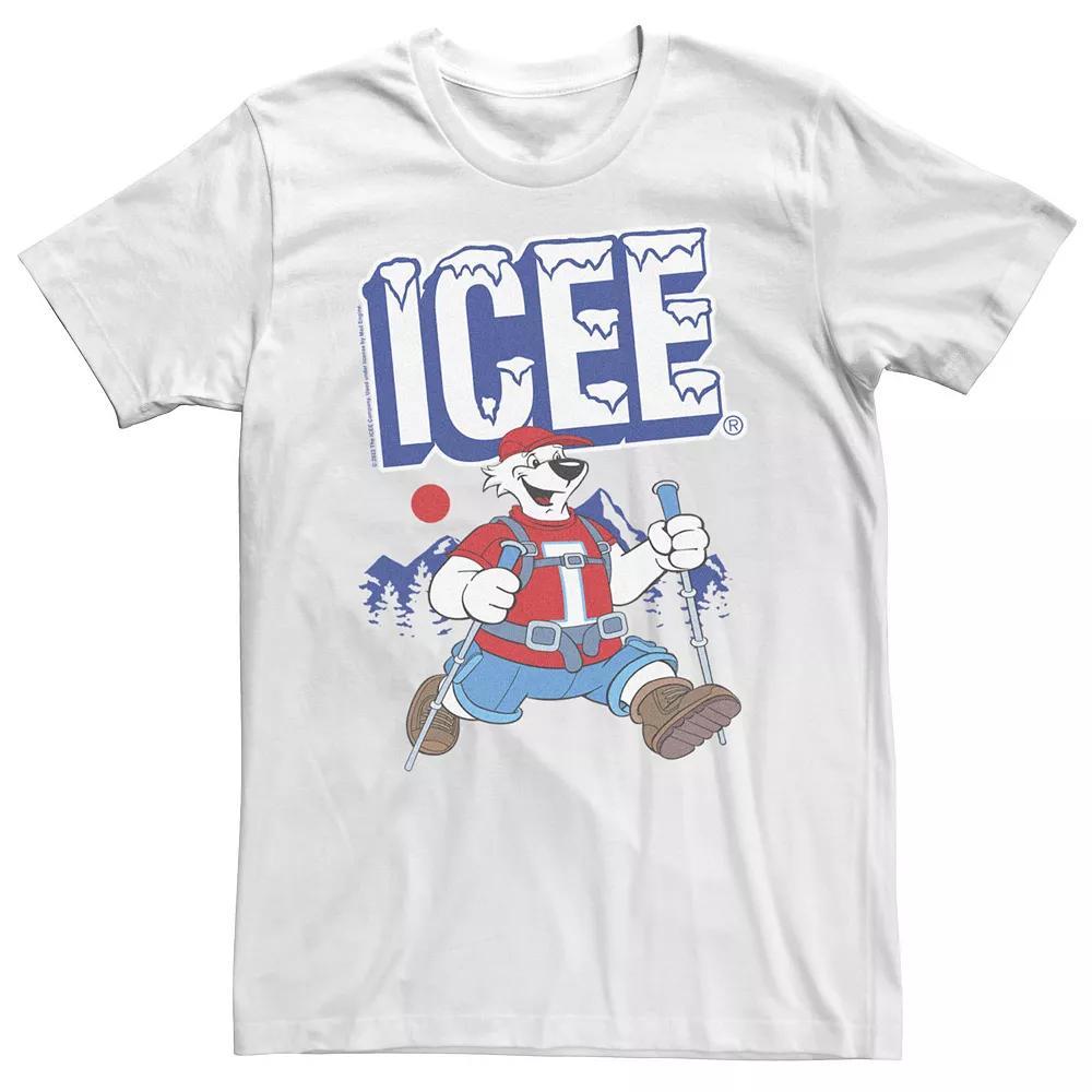 Big & Tall ICEE Hiking Polar Bear Tee, Men's, Size: 4XL, White Product Image