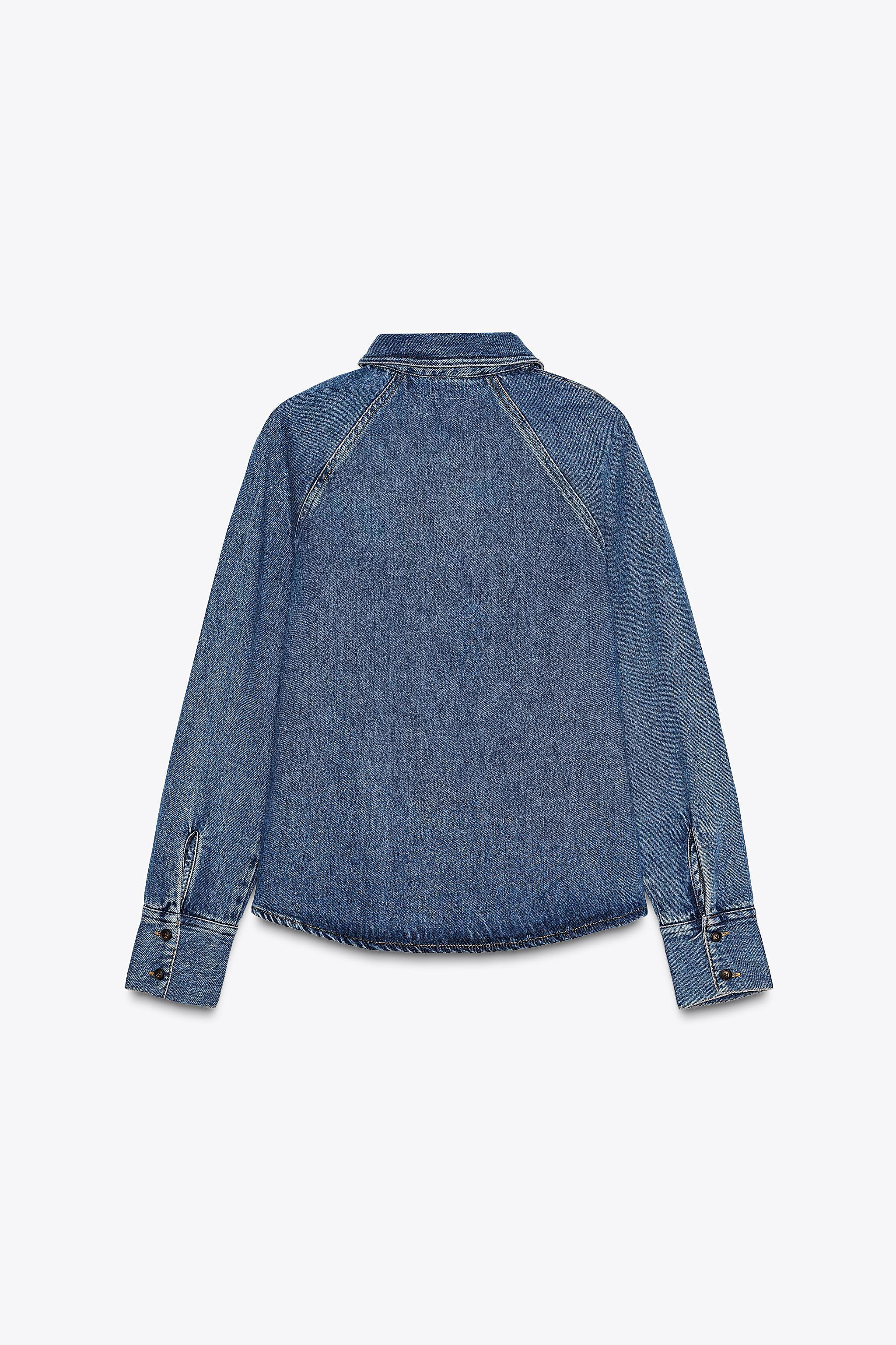 DENIM SHIRT ZW COLLECTION Product Image