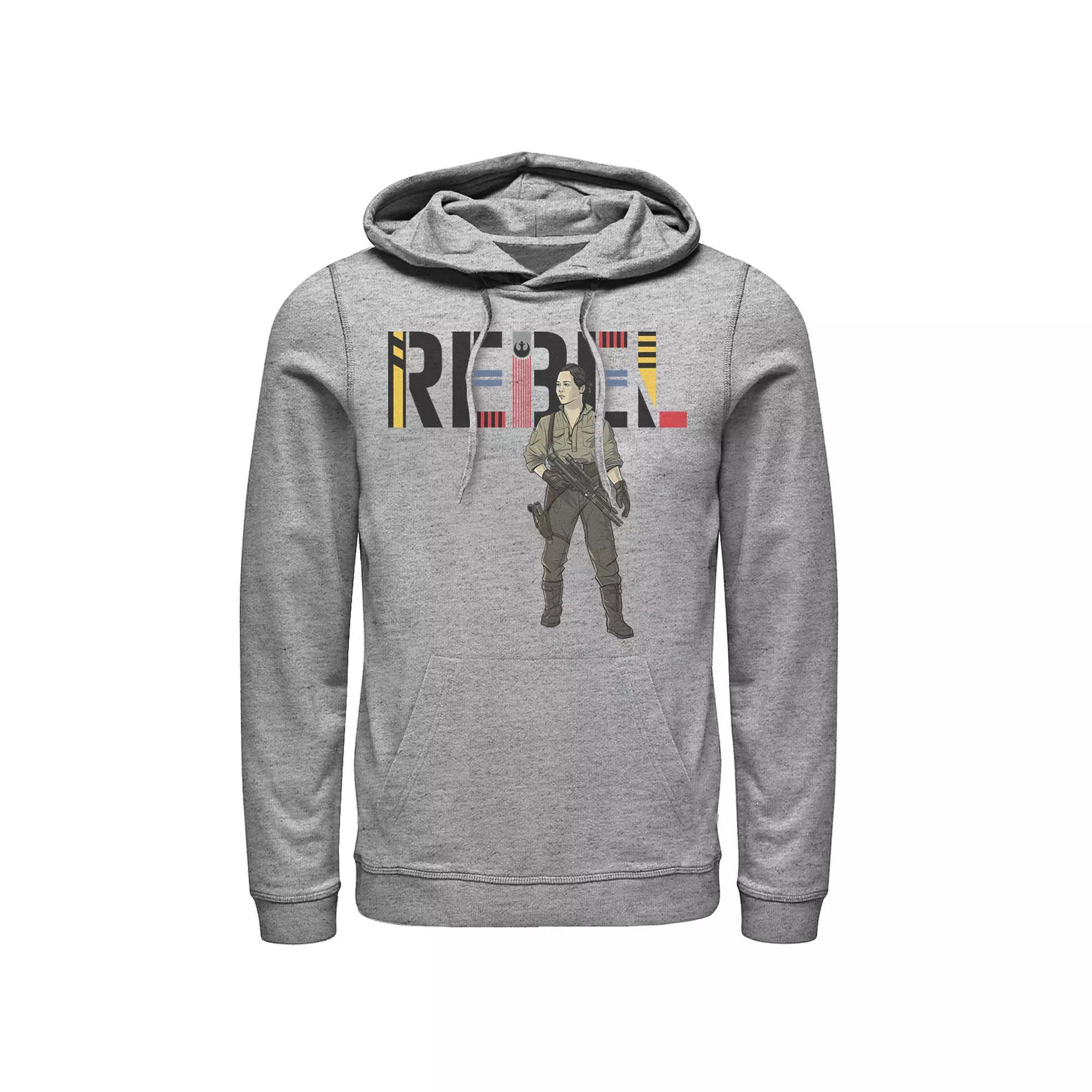 Men's Star Wars The Rise of Skywalker Rebel Rose Hoodie,  Product Image