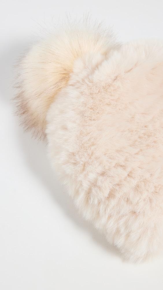 Jocelyn Faux Fur Beanie with Pom | Shopbop Product Image