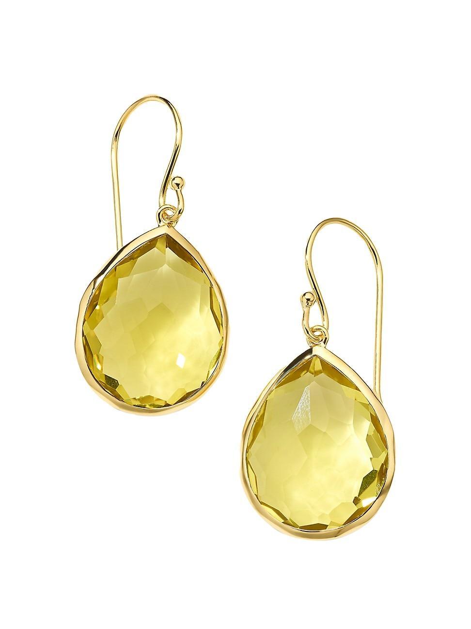 Small Teardrop Earrings in 18K Gold Product Image