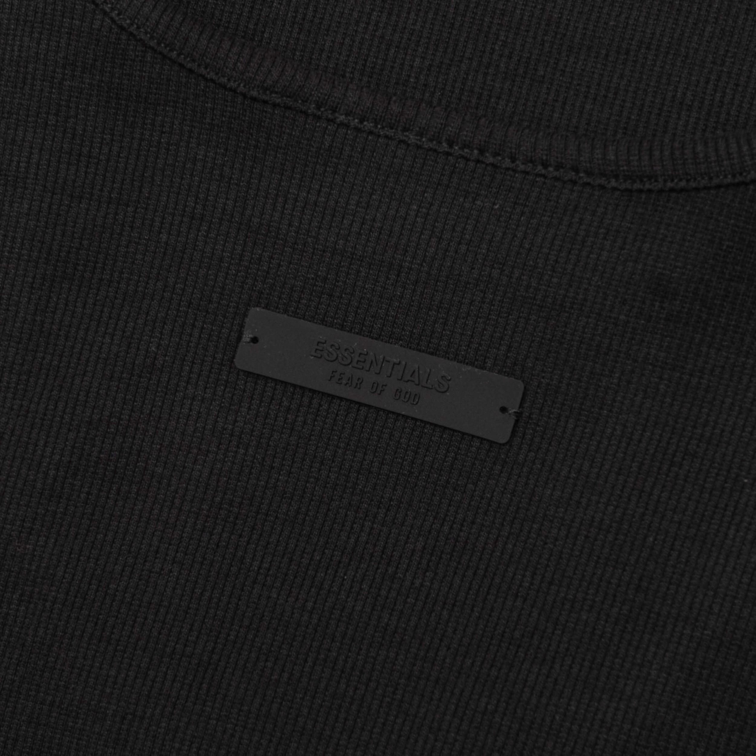 Ribbed Tank - Black Male Product Image