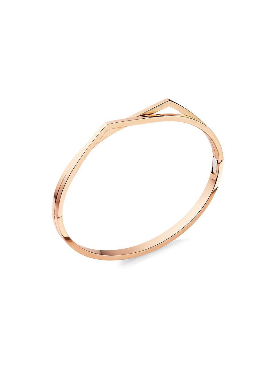 Womens Antifer 18K Rose Gold Bangle Bracelet Product Image