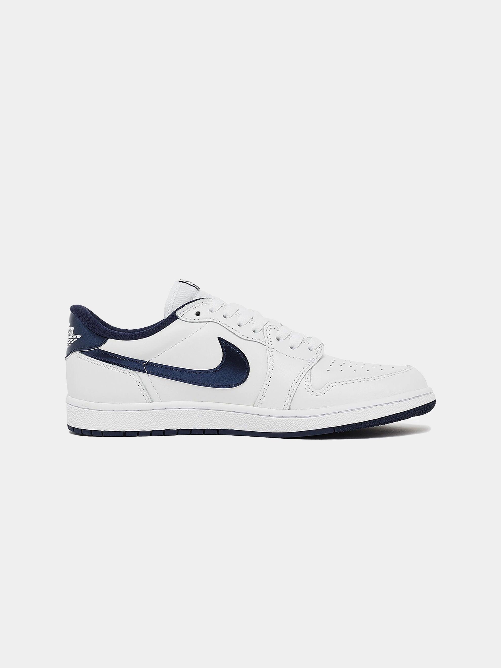 AIR JORDAN 1 LOW 85 (WHITE/NAVY-WHITE) Product Image