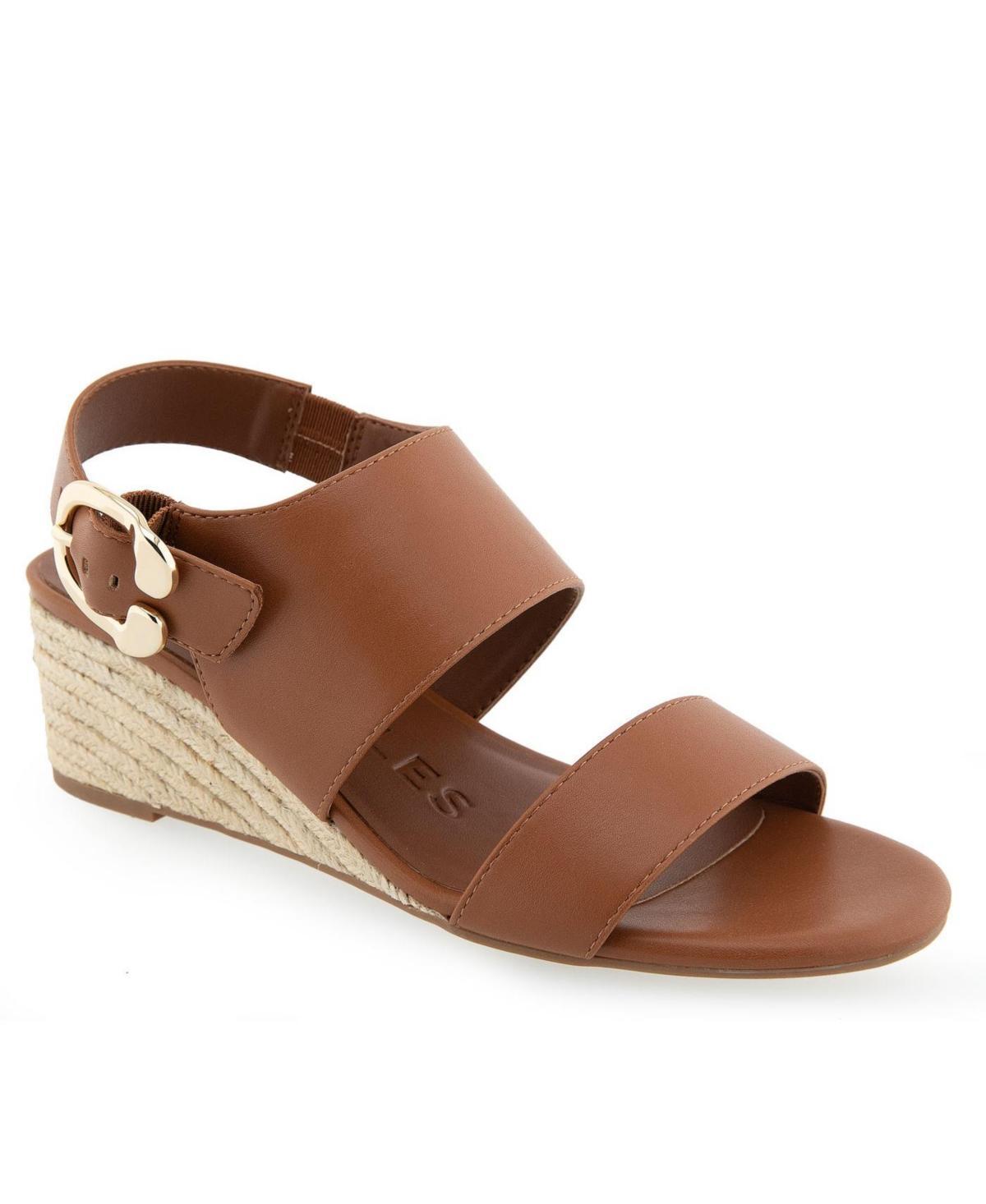 Aerosoles Womens Worth Open Toe Wedge Sandals Product Image