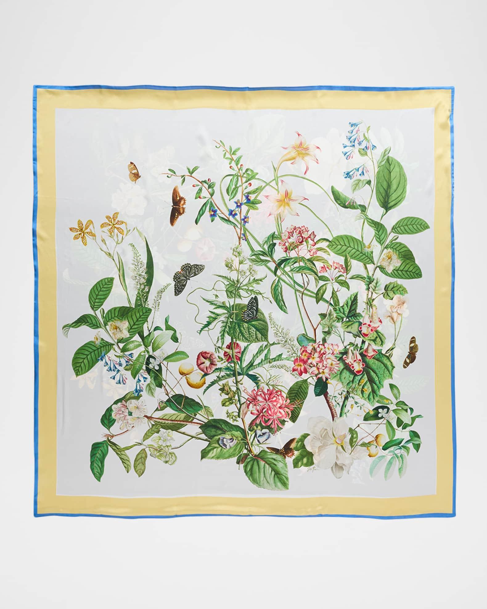 Ava Double-Sided Silk Scarf Product Image