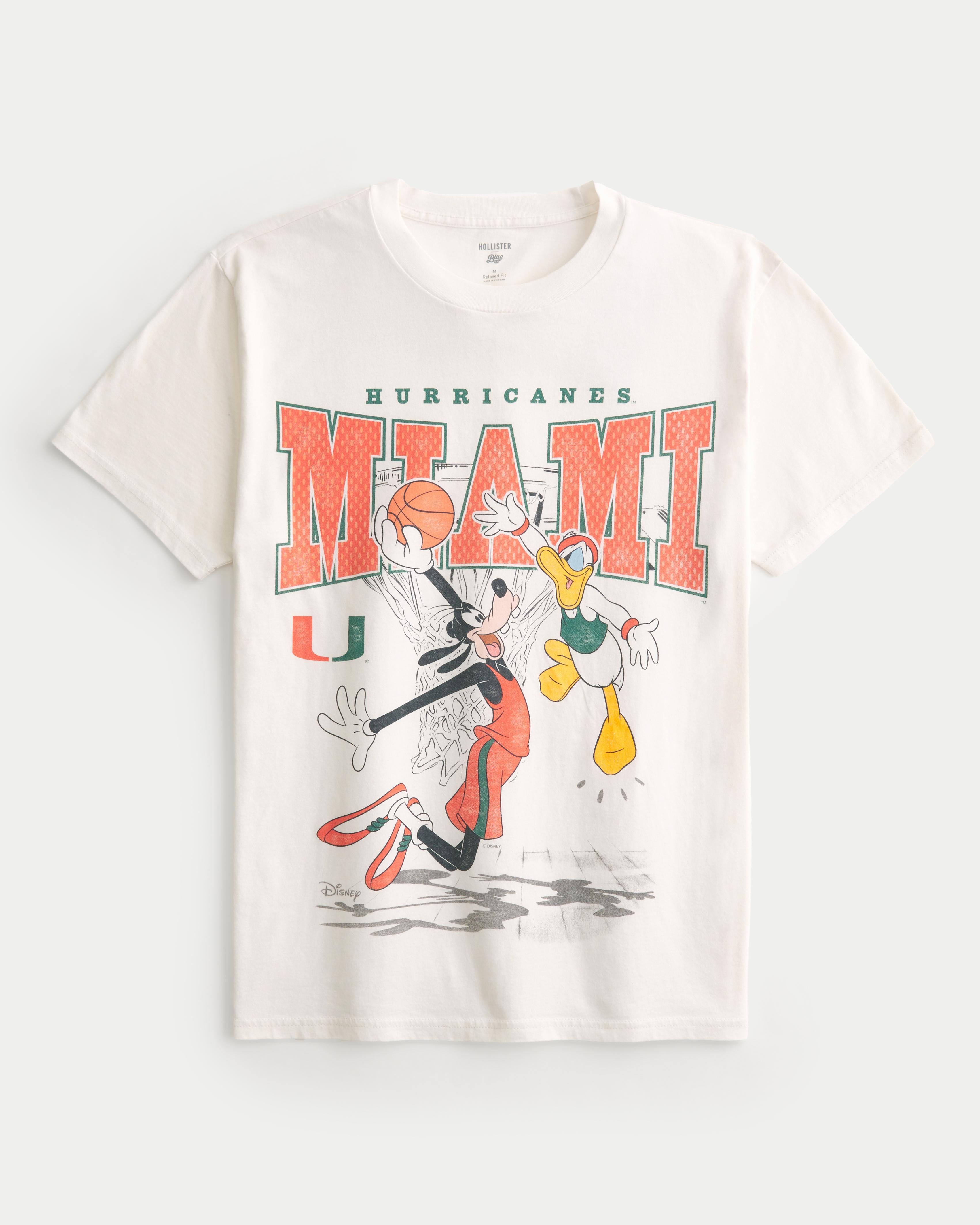 Relaxed Disney Miami Hurricanes Graphic Tee Product Image