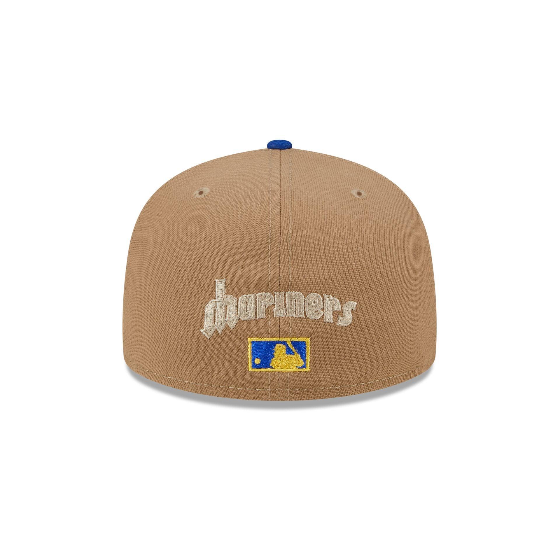 Seattle Mariners Classic 8-Bit Wordmark 59FIFTY Fitted Hat Male Product Image