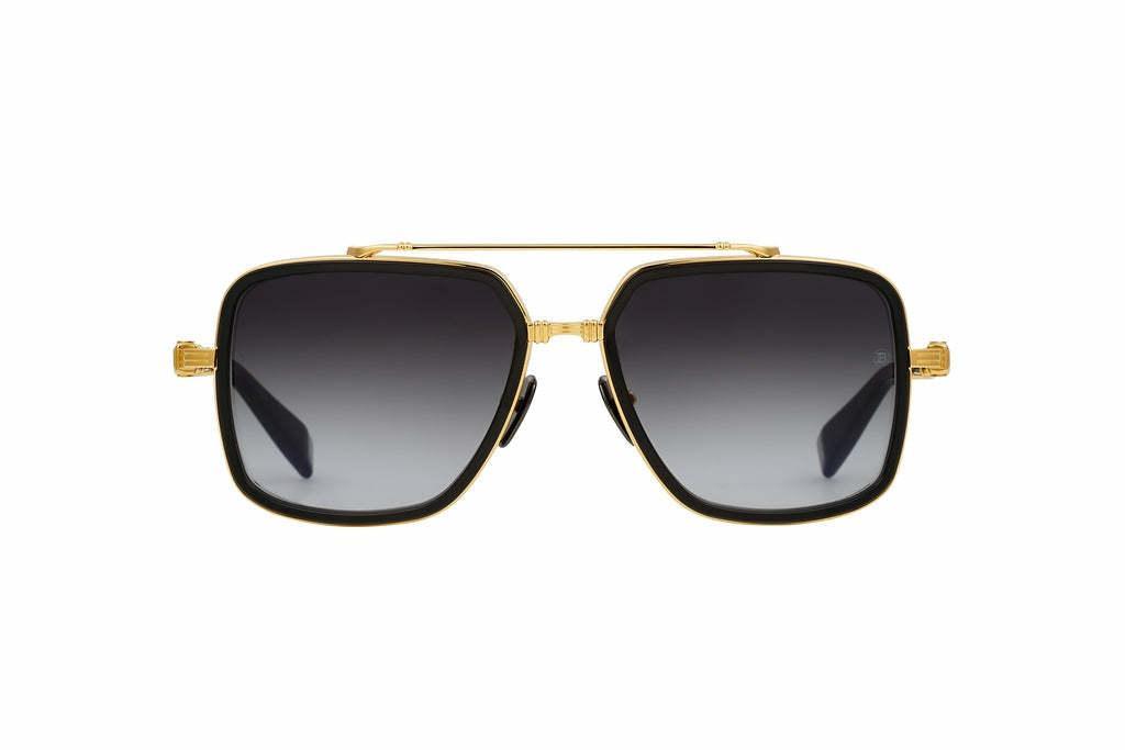 BALMAIN Officier Aviator Sunglasses In Black Product Image