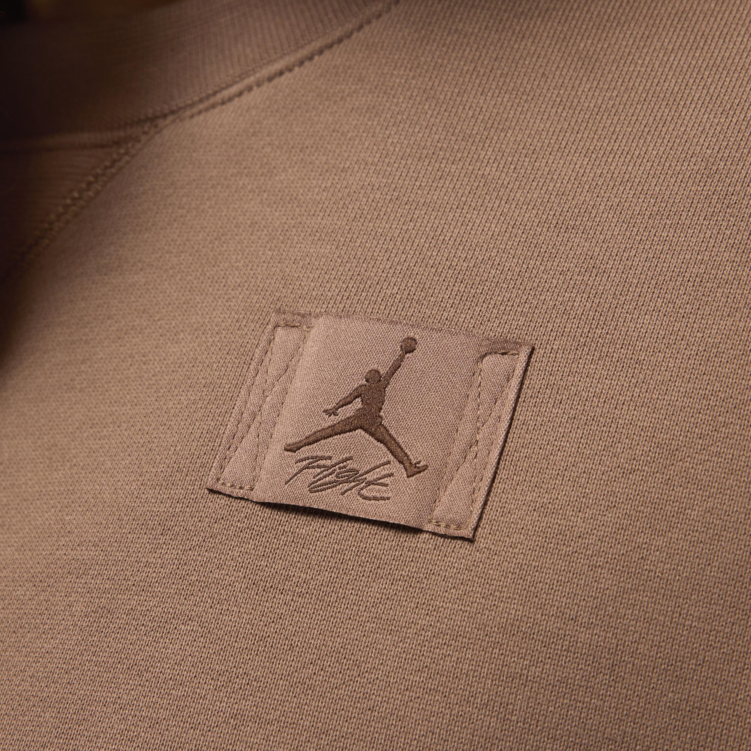 Women's Jordan Flight Fleece Crew-Neck Sweatshirt Product Image