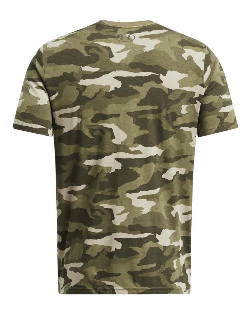 Men's UA Performance Cotton Camo Collegiate Short Sleeve Product Image