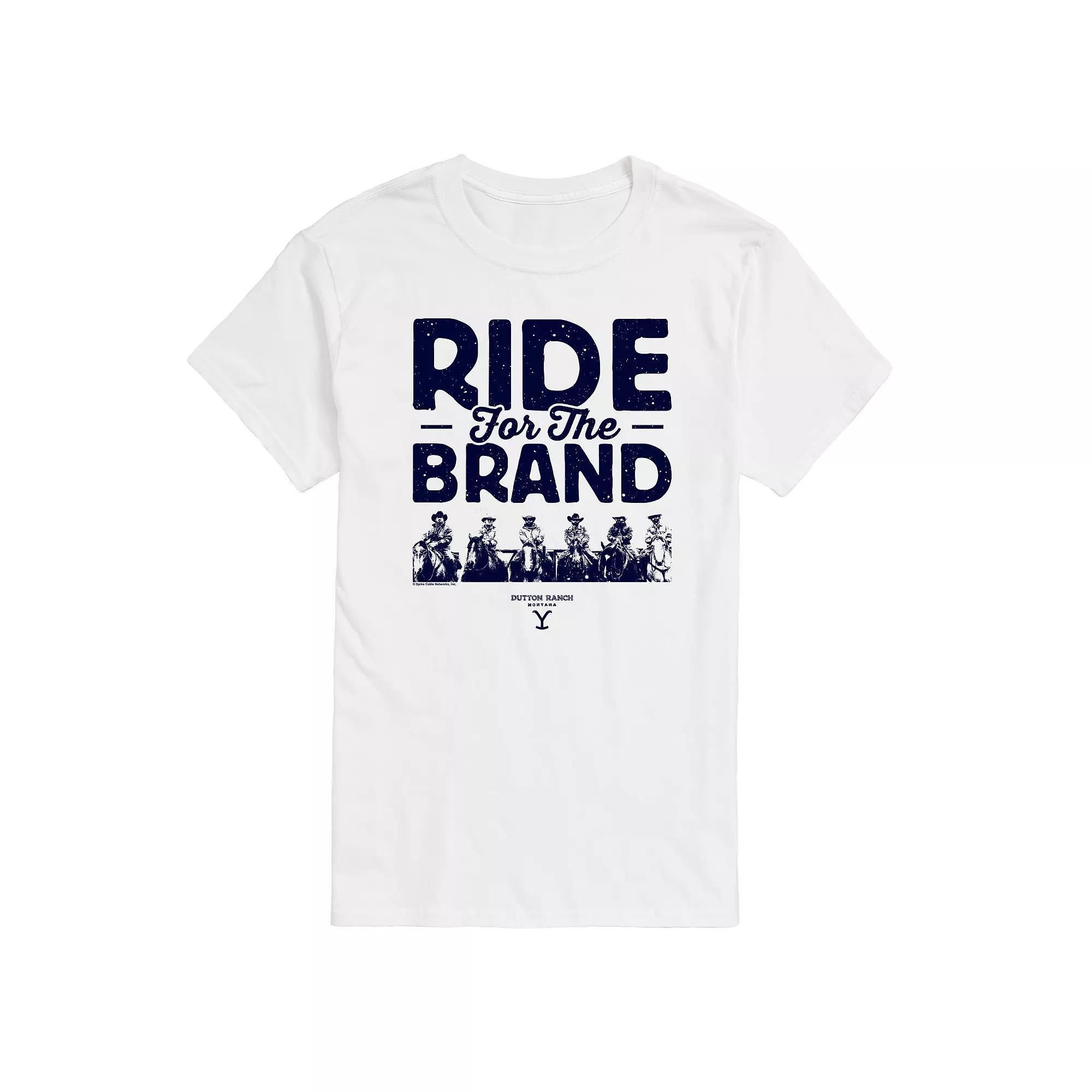 Big & Tall Yellowstone Ride For The Brand Graphic Tee, Men's,  Product Image