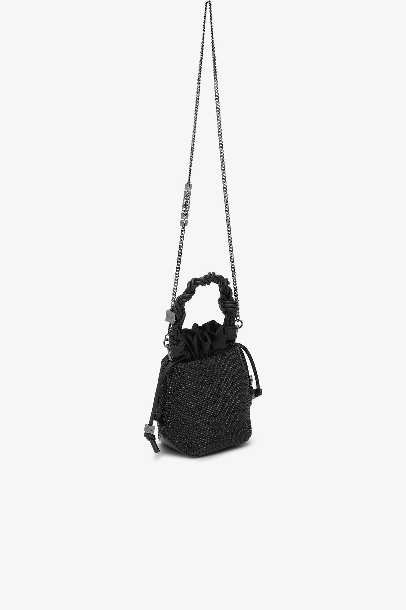 Black Mini GANNI Bou Bucket Bag Product Image