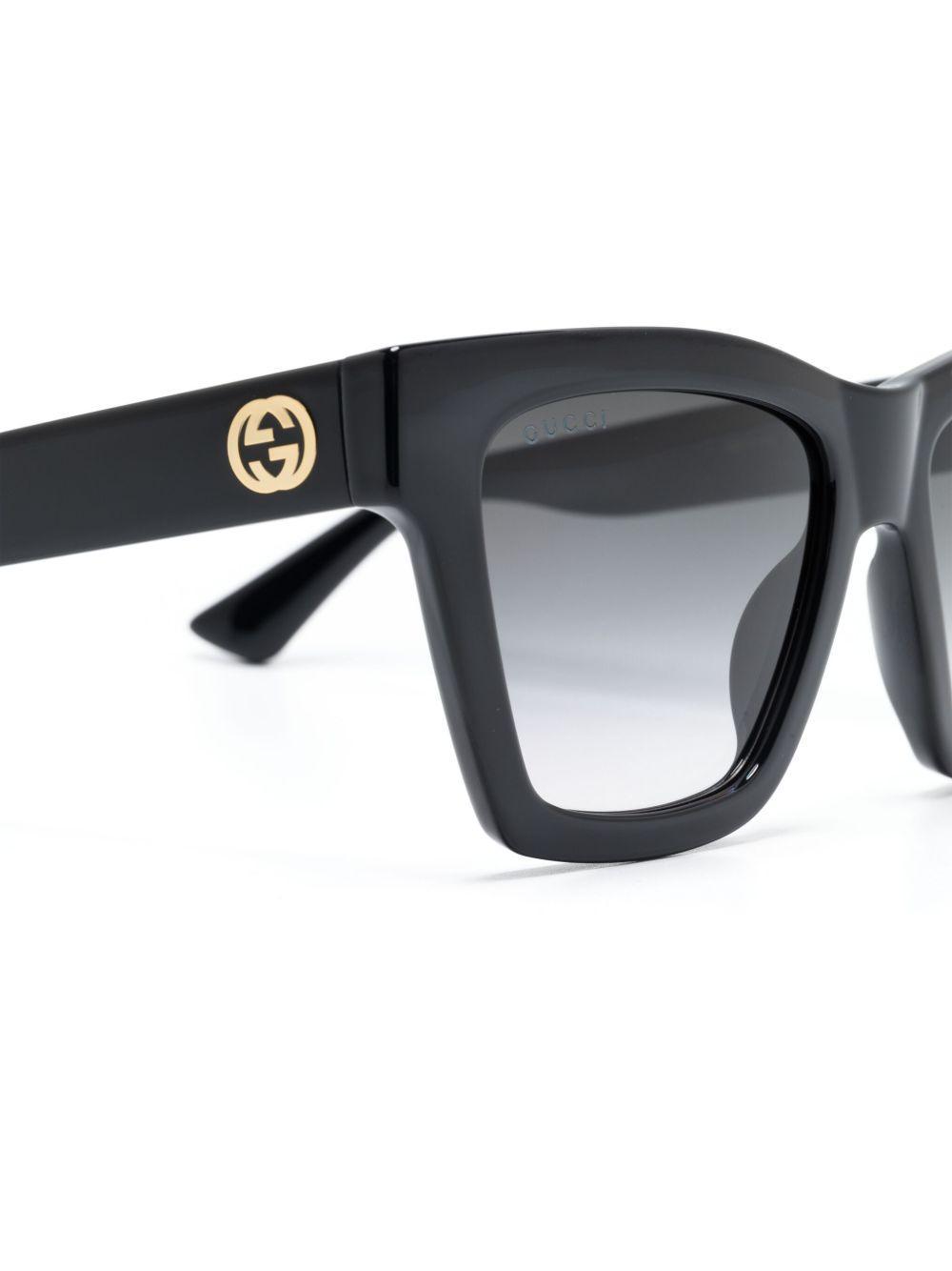 square-frame gradient sunglasses Product Image