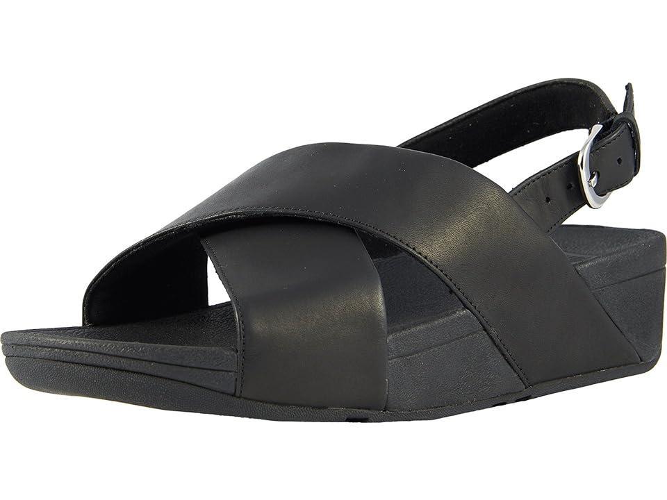 FitFlop Lulu Cross-Back Strap Sandals - Leather Women's Sandals Product Image