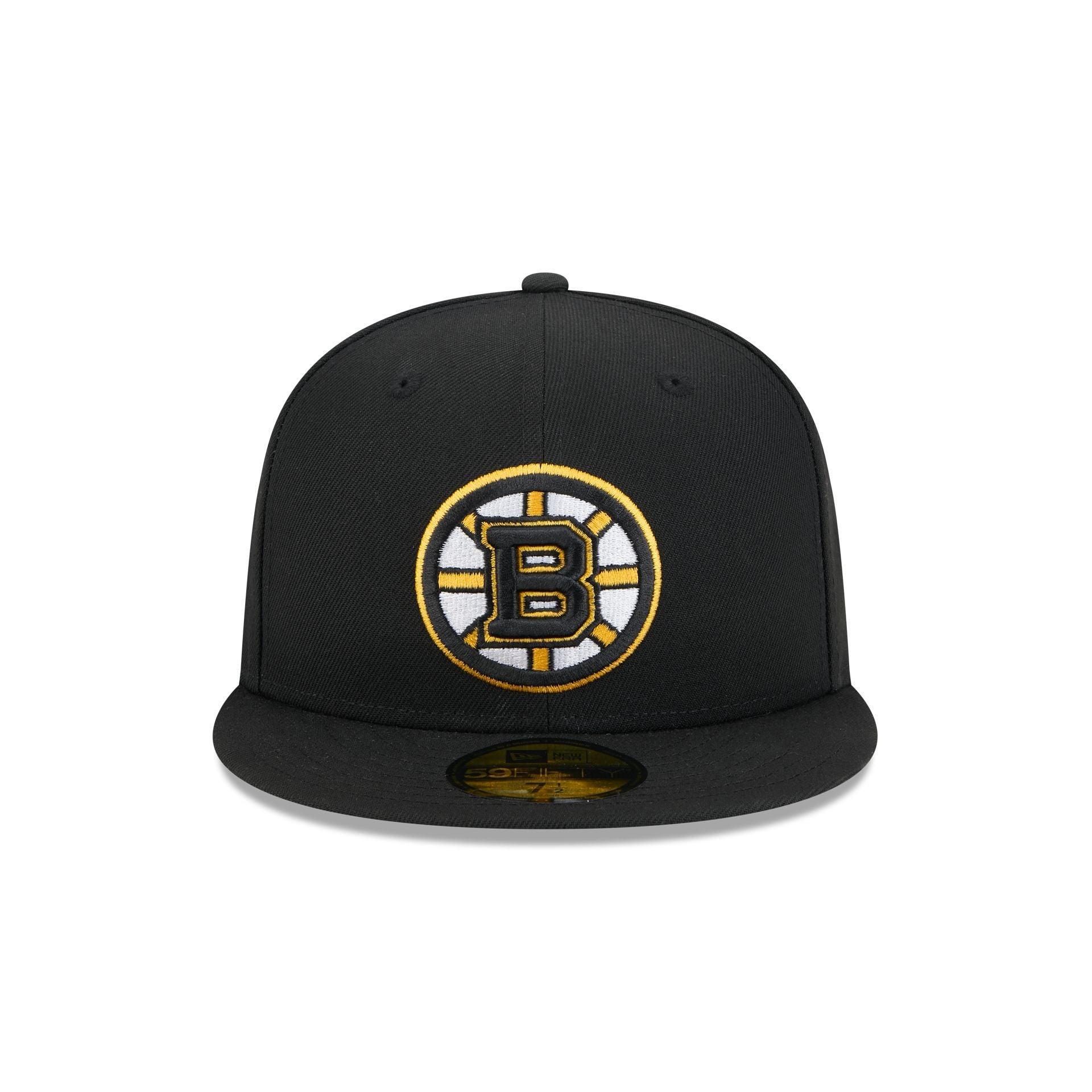 Boston Bruins Rear Wordmark 59FIFTY Fitted Hat Male Product Image