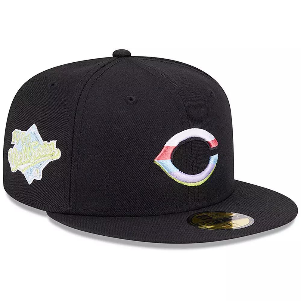 Men's New Era Black Cleveland Guardians 2024 Armed Forces Day On-Field 59FIFTY Fitted Hat,  Product Image