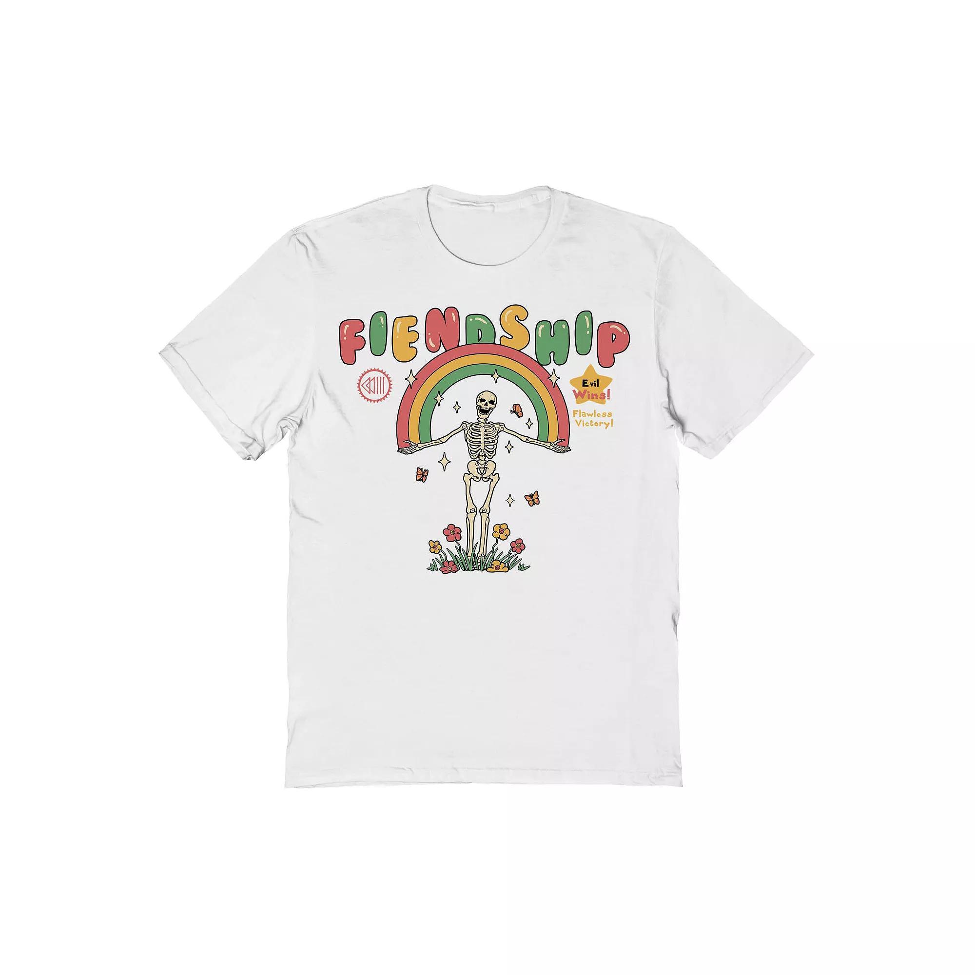 Men's COLAB89 by Threadless Fiendship Graphic Tee, Size: XL, White Product Image