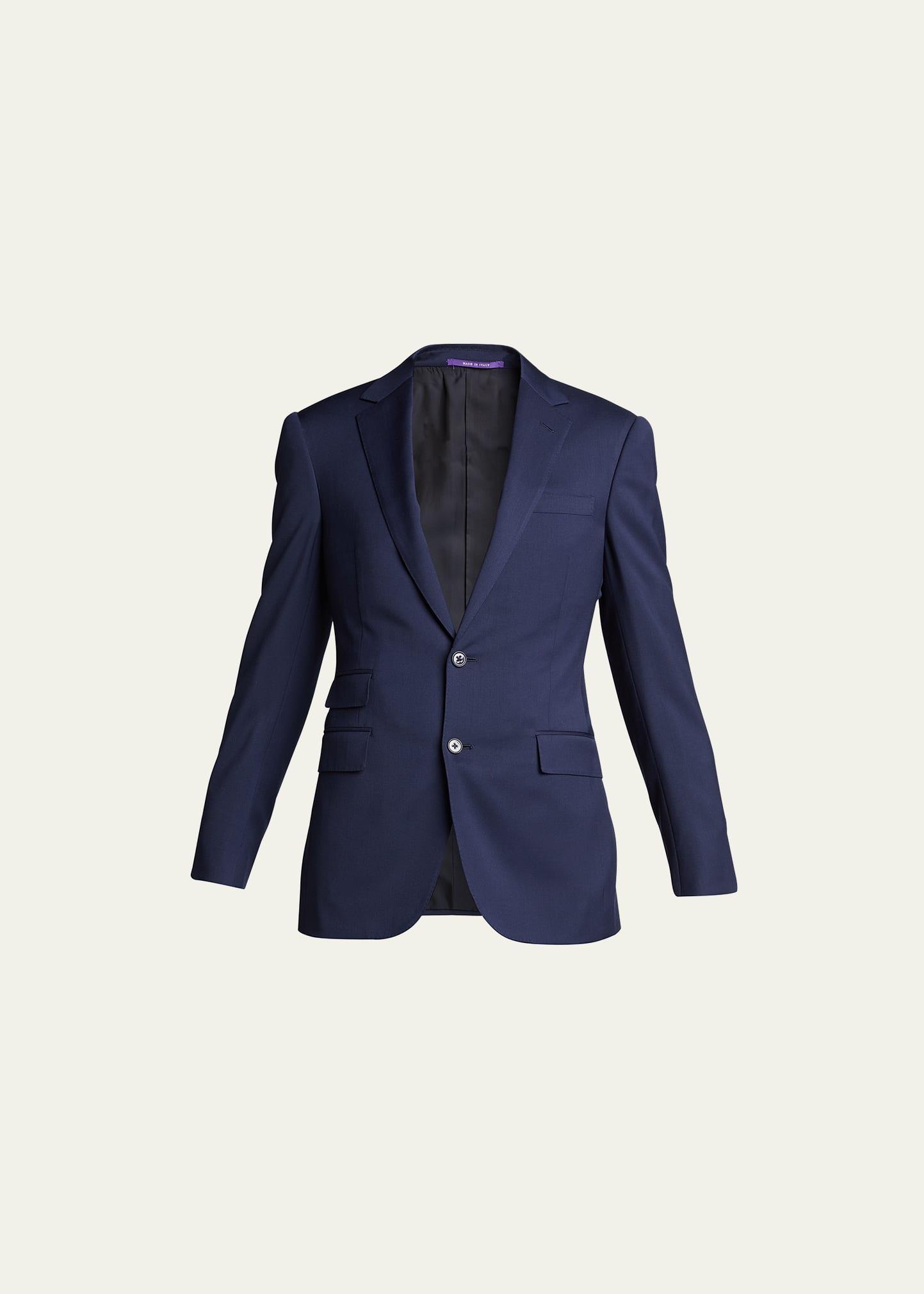 Mens Gregory Hand-Tailored Wool Serge Blazer Product Image