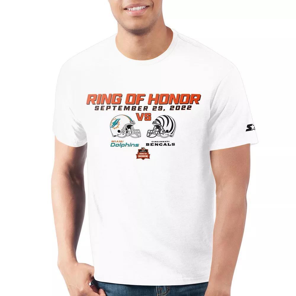 Men's Starter White Cincinnati Bengals 2022 Ring of Honor T-Shirt, Size: 2XL Product Image