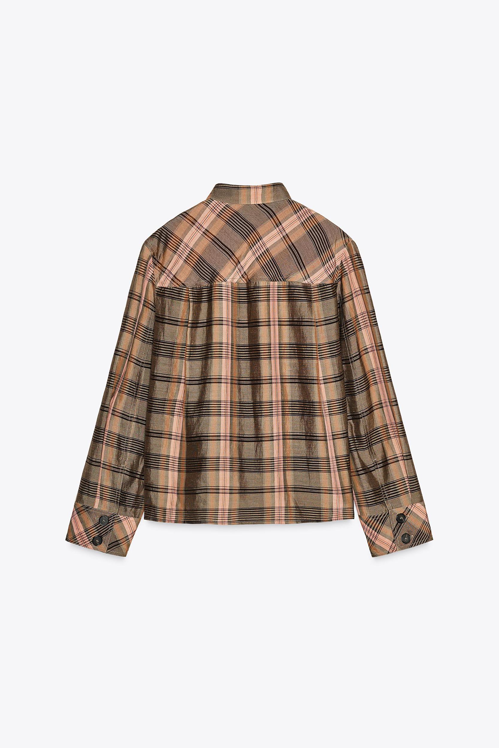ZW COLLECTION OVERSIZED CHECK OVERSHIRT Product Image