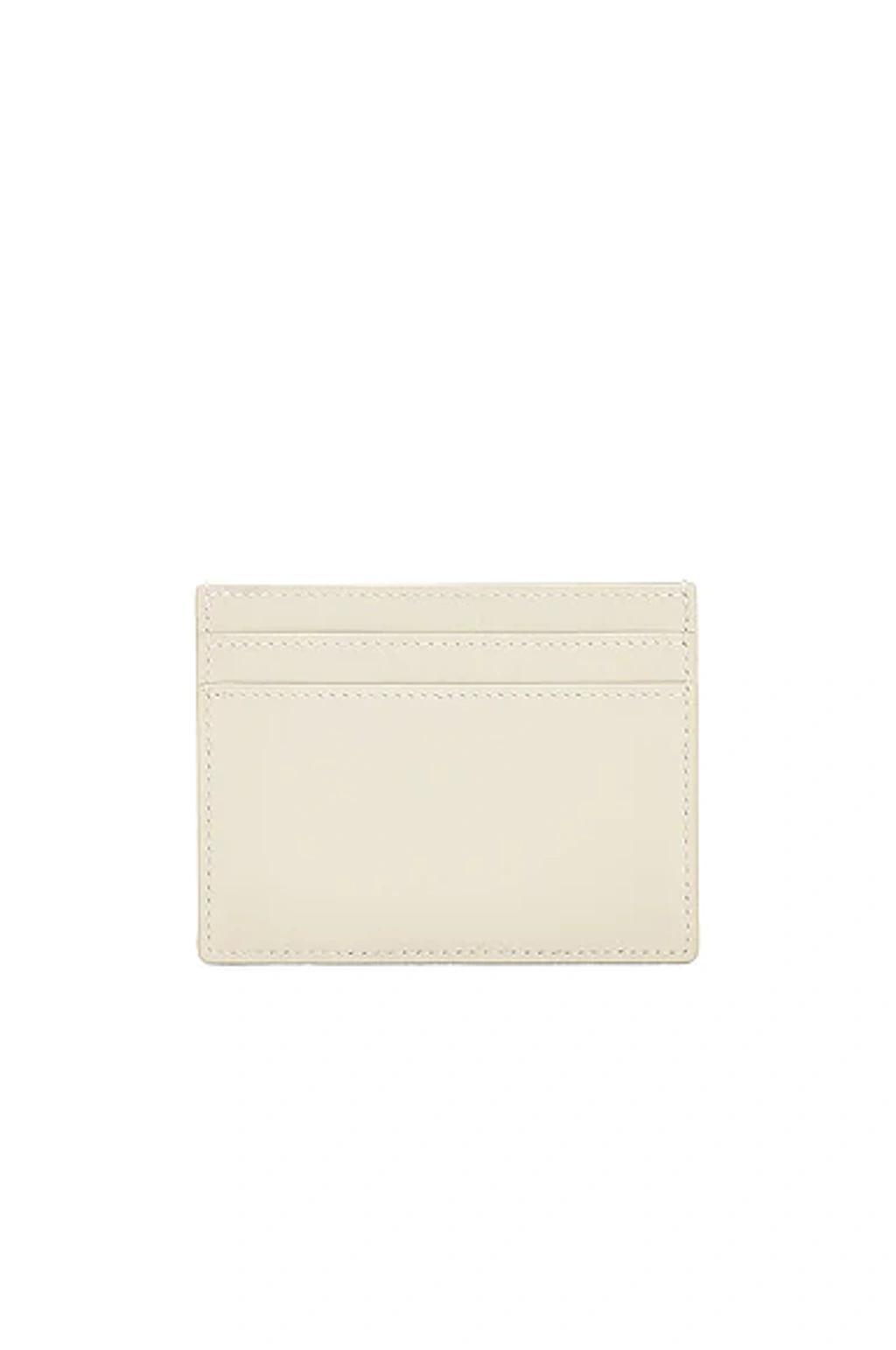 SAINT LAURENT Credit Card Case In White Product Image