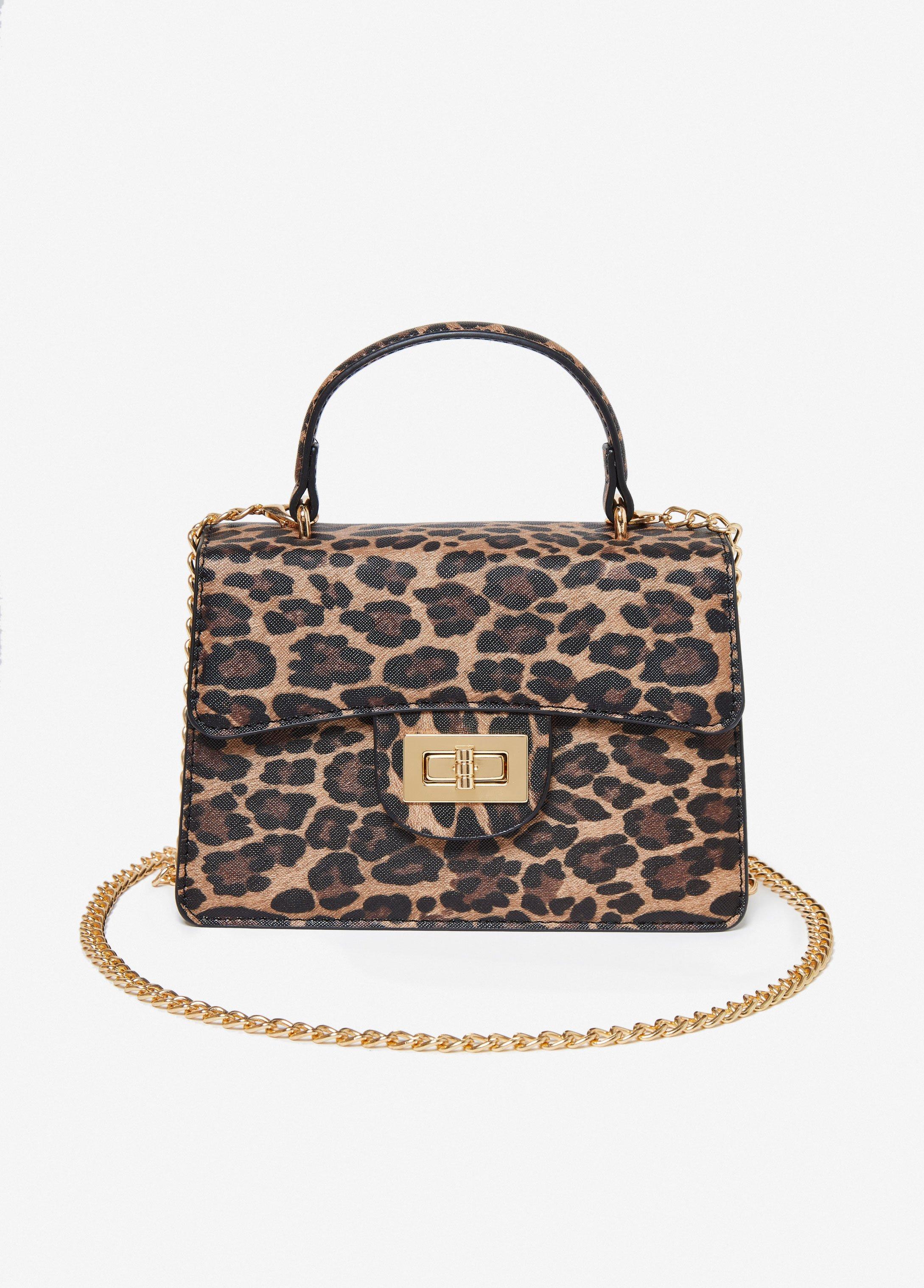 Leopard Print Handbag Product Image