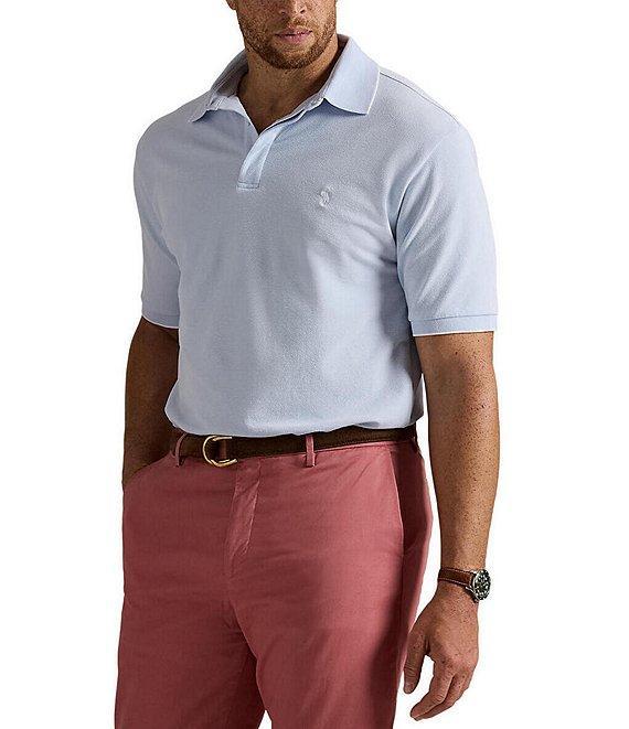 Polo Ralph Lauren Big & Tall Classic Fit Tipped Stretch Mesh Short Sleeve Polo Shirt Product Image