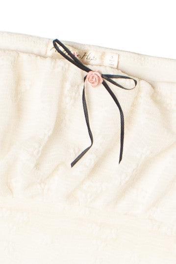 Milkmaid Rosette Bow Long Sleeve Top Product Image