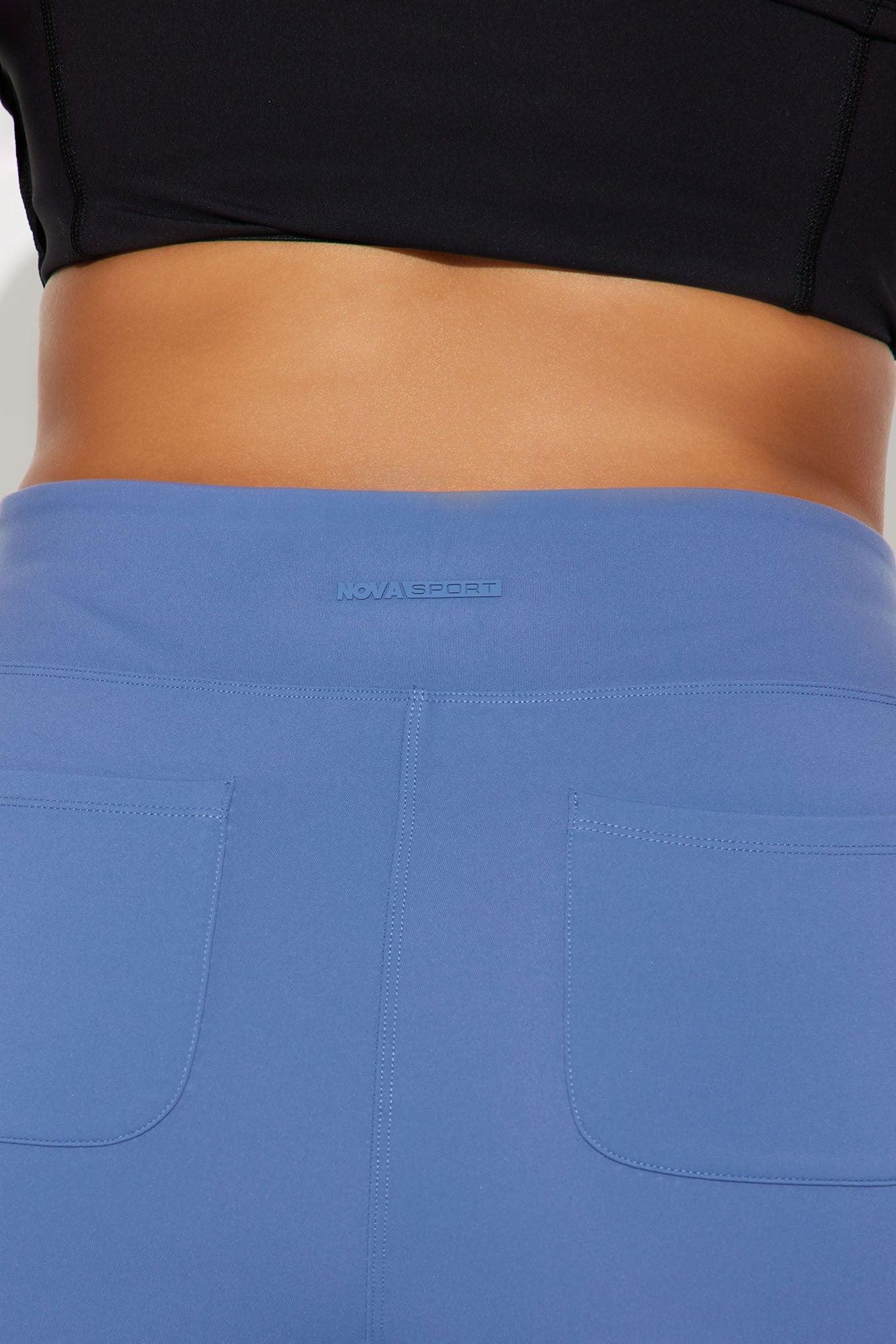 Body Burn Super Soft Active Yoga Pant - Slate Blue Product Image