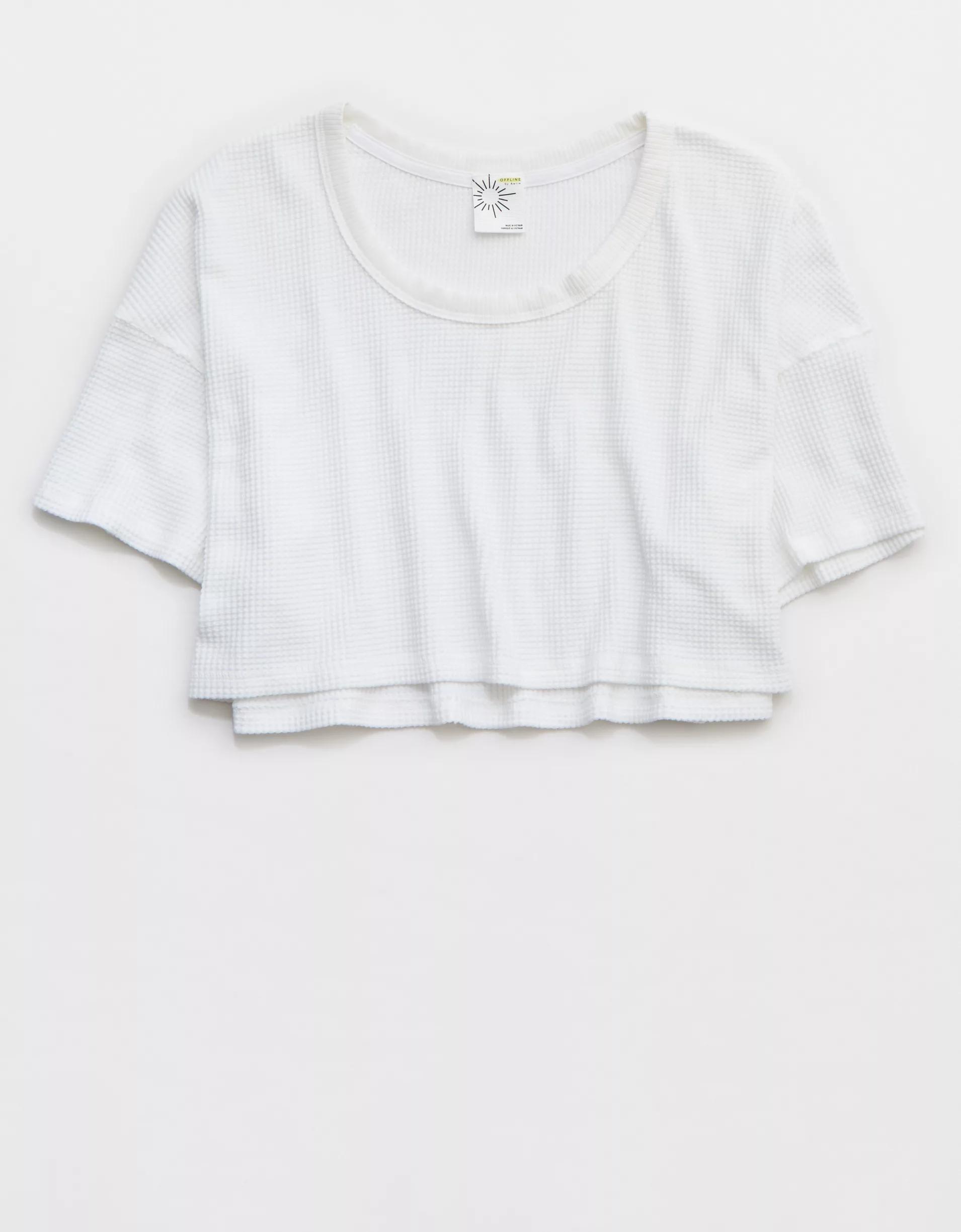 OFFLINE By Aerie Wow! Waffle Scoop T-Shirt Product Image