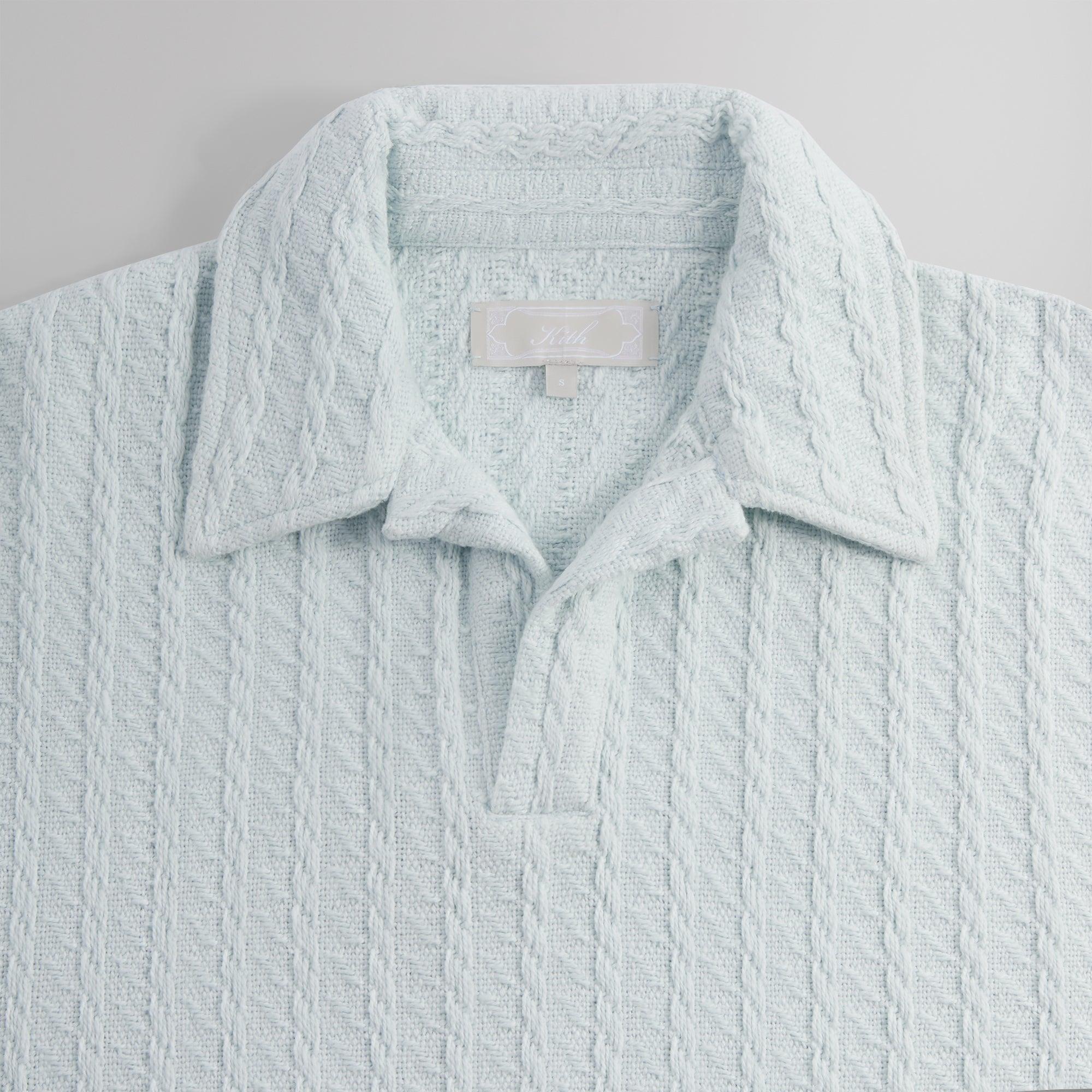 Kith Textured Cotton Leon Polo - Polar Male Product Image