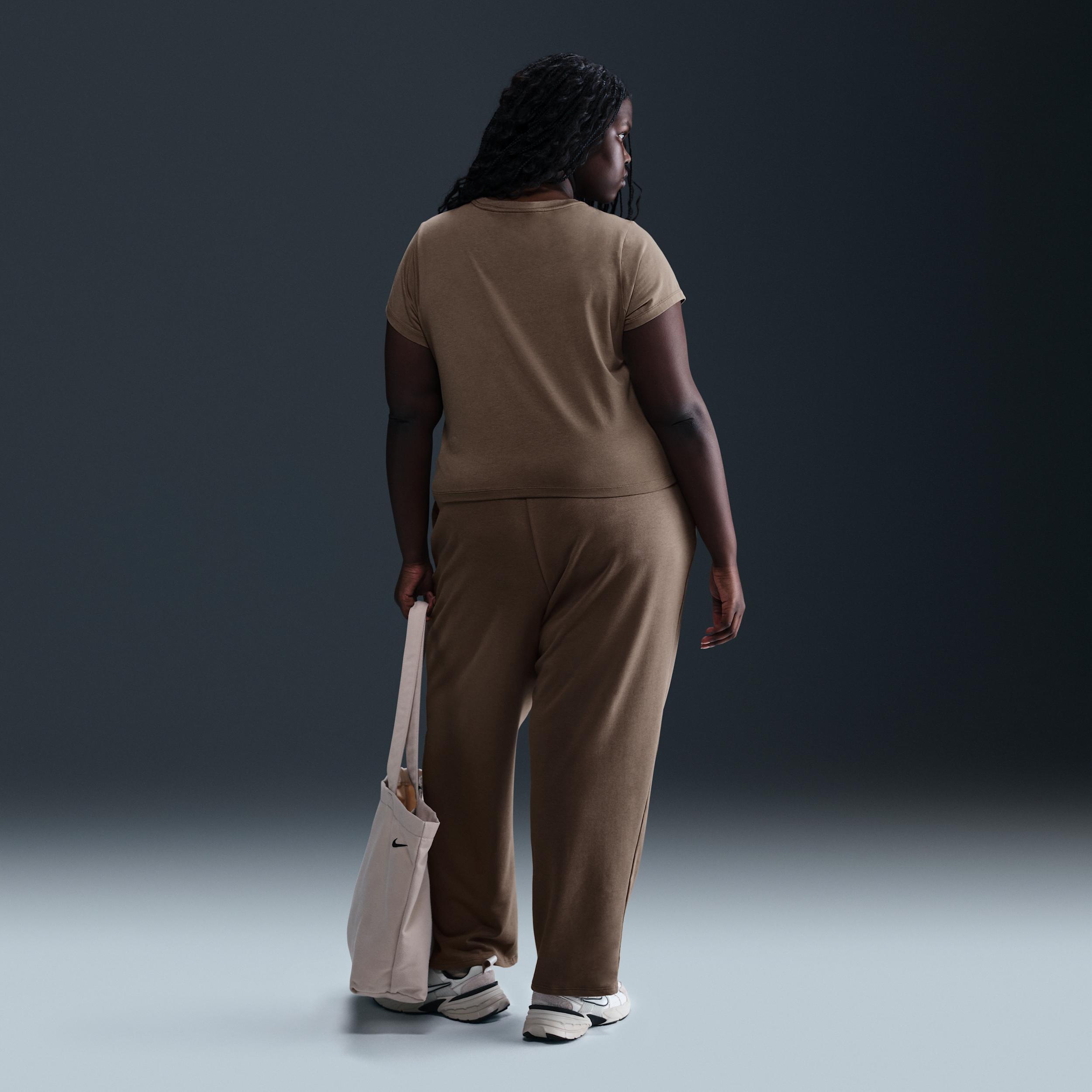 Women's Nike Sportswear Chill Knit Cropped T-Shirt (Plus Size) Product Image