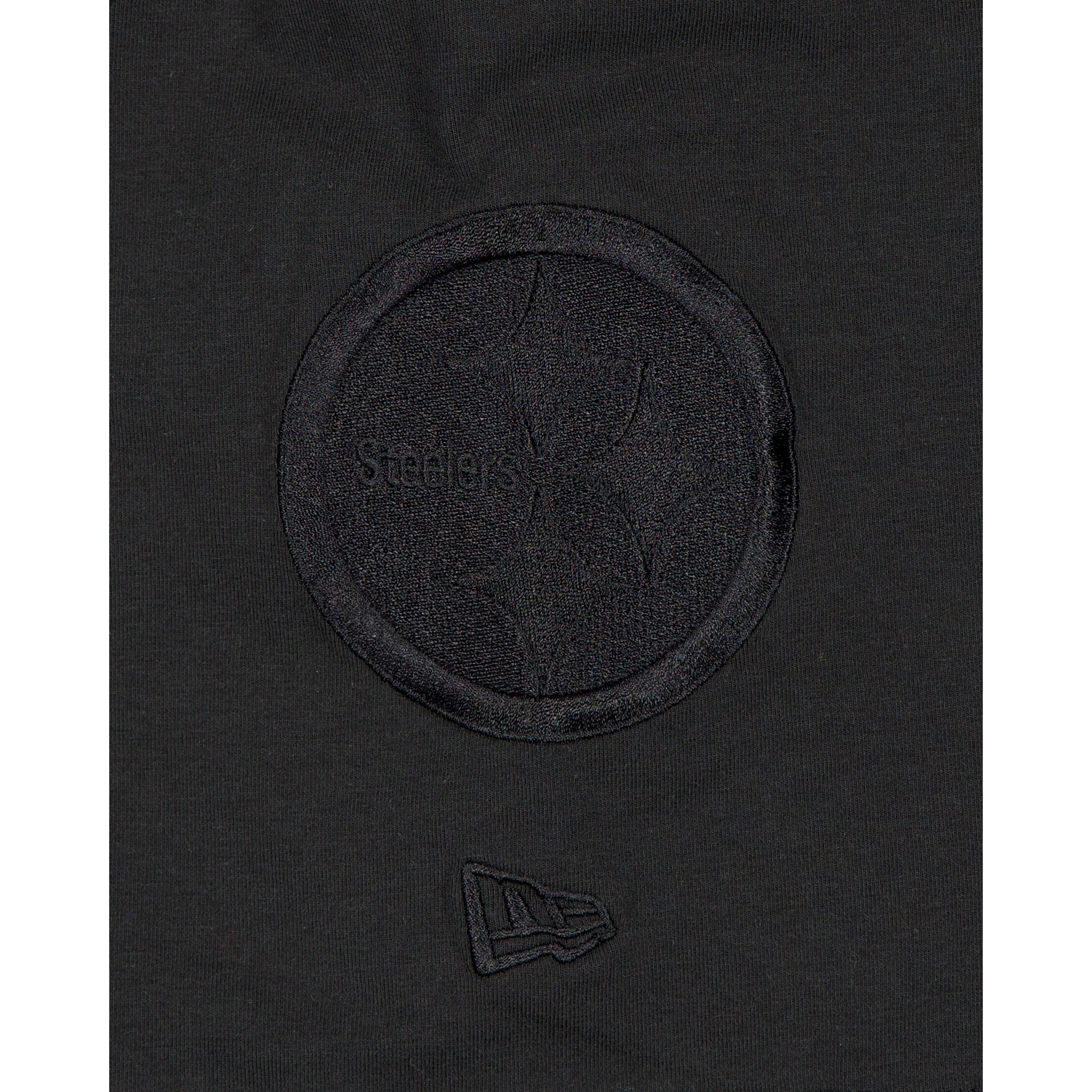 Pittsburgh Steelers Black on Black Logo Select T-Shirt Male Product Image