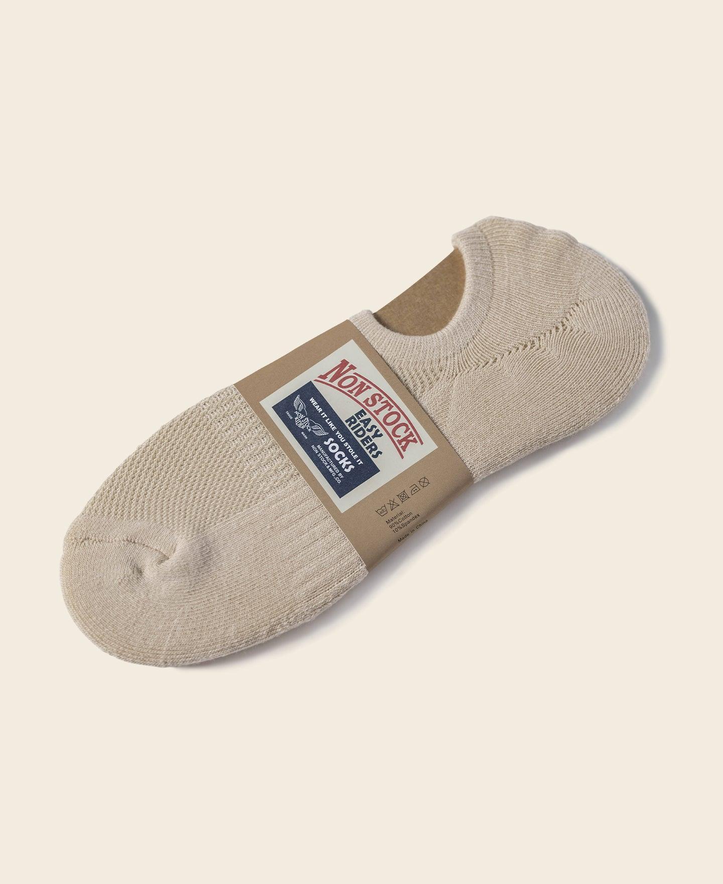 Colored Cotton No Show Socks - Embryo Product Image