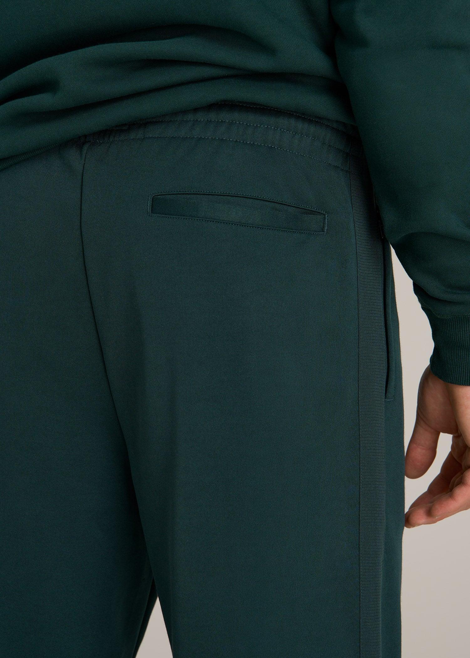 Tricot Track Pants for Tall Men in Emerald Product Image