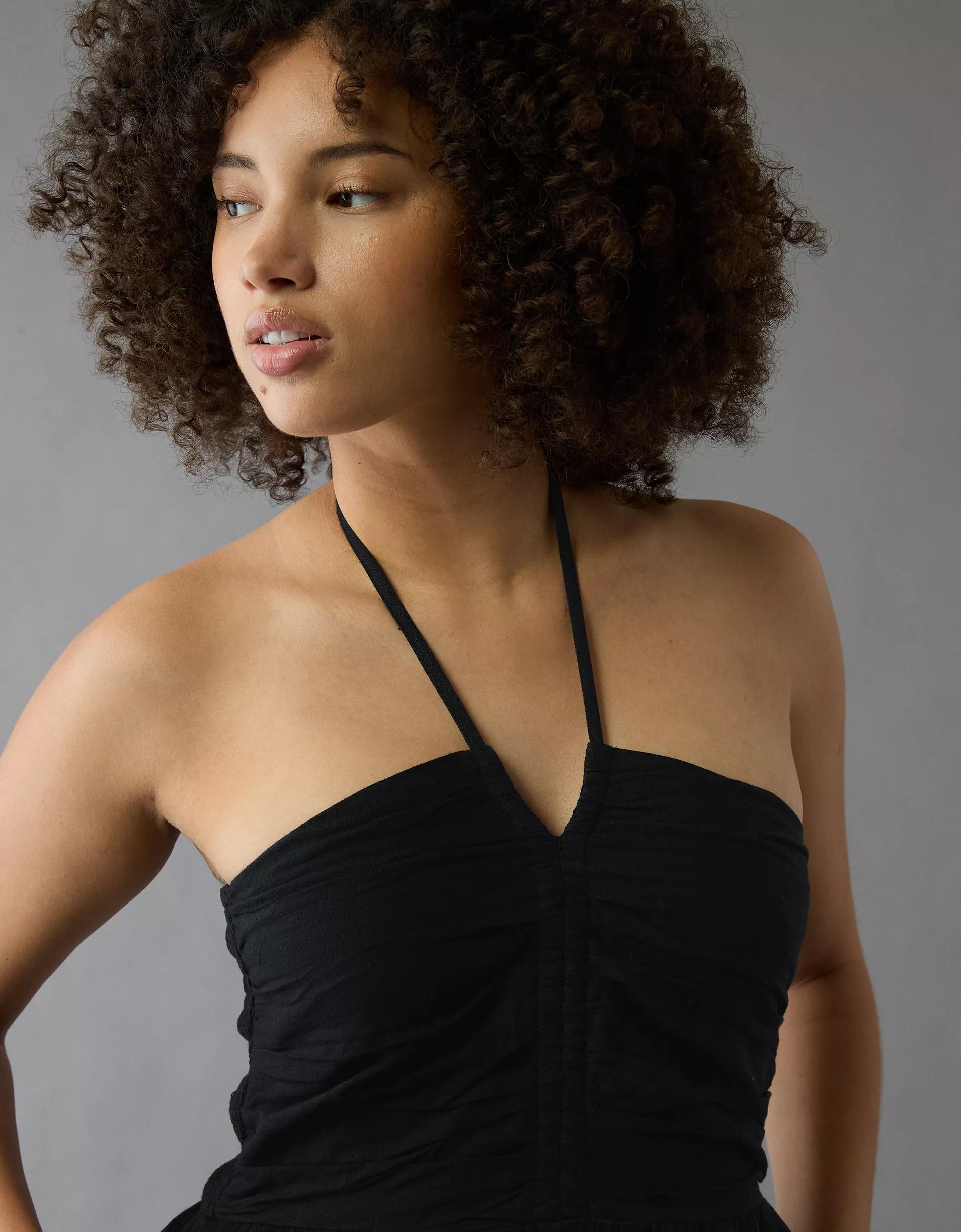 AE Cut-Out Halter Jumpsuit Product Image