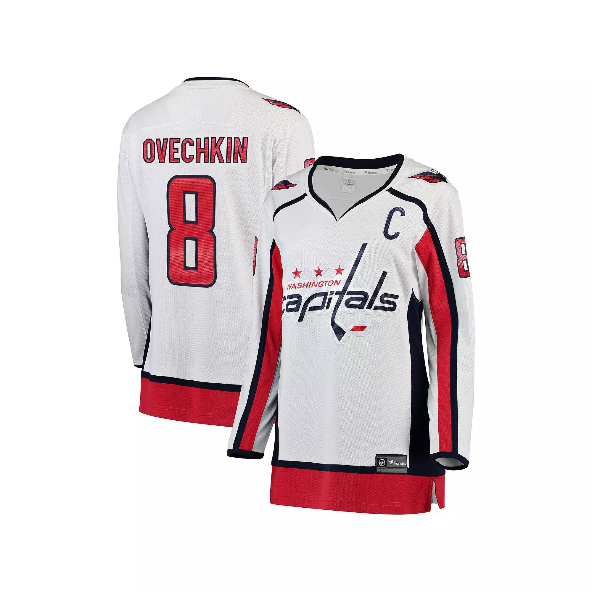 Women's Fanatics Alexander Ovechkin White Washington Capitals Breakaway Player Jersey,  Product Image