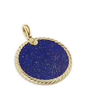 Womens DY Elements Disc Pendant in 18K Yellow Gold Product Image