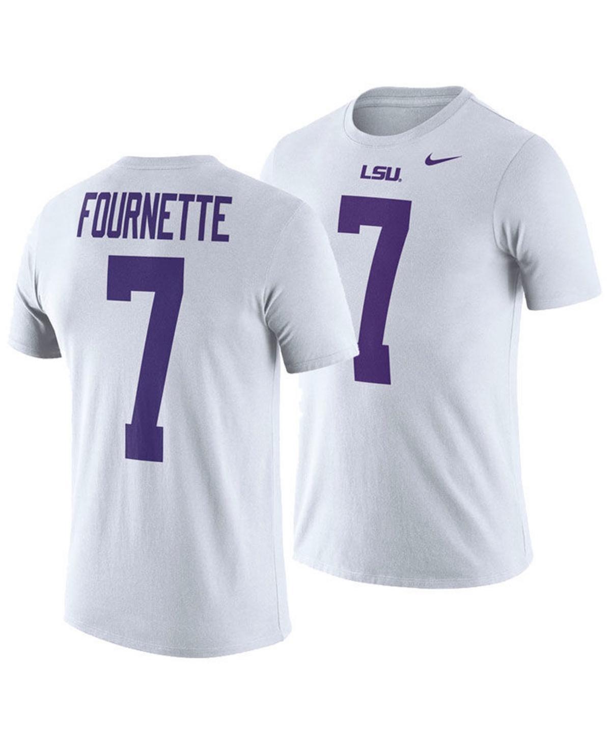 Mens Nike Leonard Fournette LSU Tigers Football Name & Number Performance T-Shirt Product Image