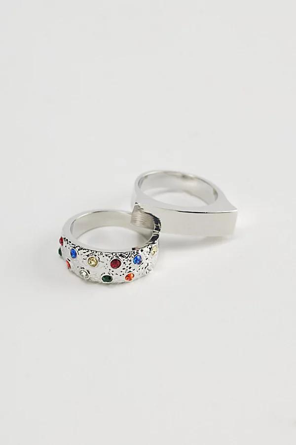 Dario Gem Ring Set Mens at Urban Outfitters Product Image